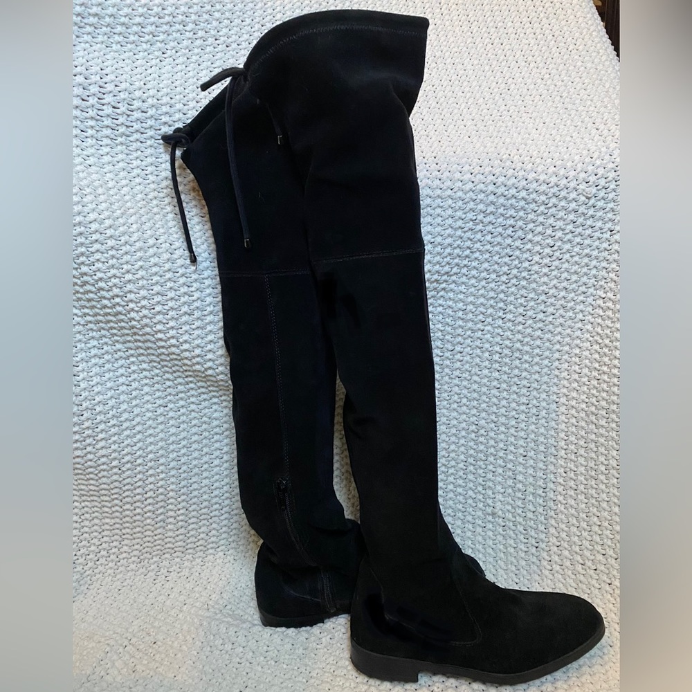 ALDO Over the Knee Black Suede Boot